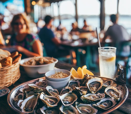 anna-maria-island-eating-seafood